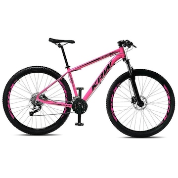 Bicicleta Aro 29 KRW R4 Alumínio - Freio a Disco Hidráulico e Trava - Câmbio Sunrun - 27 Velocidades - Unissex