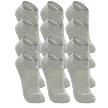 Kit de Meias Cano Curto Lupo Dry Tech Performance - 12 Pares - Adulto