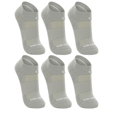 Kit de Meias Cano Curto Lupo Dry Tech Performance - 6 Pares - Adulto