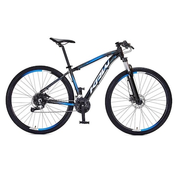 Bicicleta KRW SX15 Traction Alumínio - Aro 29 - Freio Hidráulico com Trava - Câmbio Shimano Acera - 27 Velocidades - Unissex