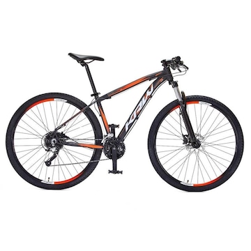 Bicicleta KRW SX15 Traction Alumínio - Aro 29 - Freio Hidráulico com Trava - Câmbio Shimano Acera - 27 Velocidades - Unissex