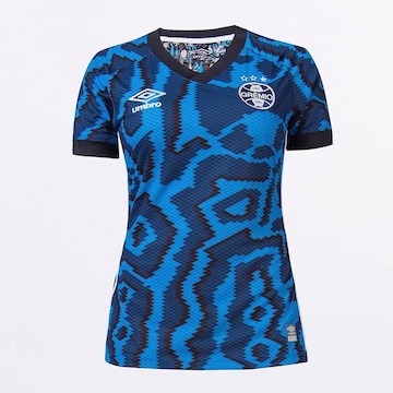 Camisa do Grêmio Umbro Of.3 2021 Torcedor - Feminina