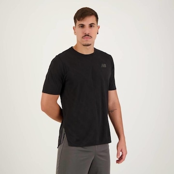 Camiseta New Balance Q Speed Jacquard - Masculina