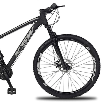 Bicicleta Aro 29 Ksw Xlt - Freio a Disco Alumínio Mtb Suspensão Dianteira - 24 Marchas - Adulto