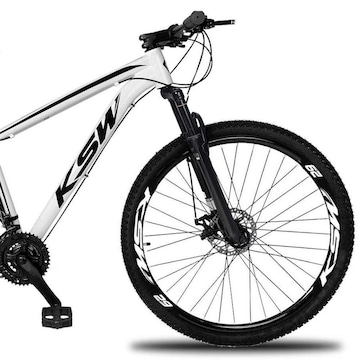 Bicicleta Aro 29 Ksw Xlt - Freio a Disco Alumínio Mtb Suspensão Dianteira - 24 Marchas - Adulto