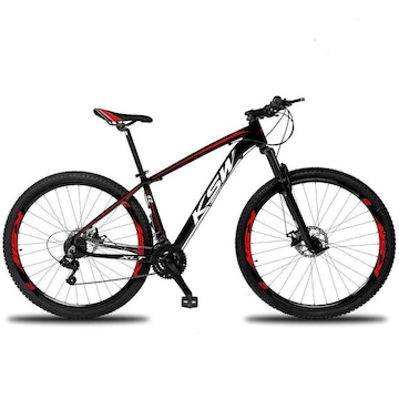 Bicicleta Aro 29 KSW XLT - Freio a Disco - Câmbio Importado - 21 Marchas - Adulto