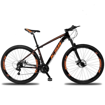 Bicicleta Aro 29 KSW XLT - Freio a Disco - Câmbio Importado - 21 Marchas - Adulto