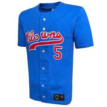 Camisa Beisebol Majestic New York Mets, Branco/Azul - Sports Men