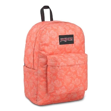 Mochila Jansport Superbreak Plus Fx Crabapple Woven Floral - 26 Litros