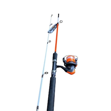 Kit de Pesca Petlazer: Molinete + Vara Sabre 1,50M 17Lb 2P Comlinha 0,30