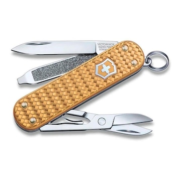 Canivete de Camping Victorinox Classic Precious Alox Brass Gold