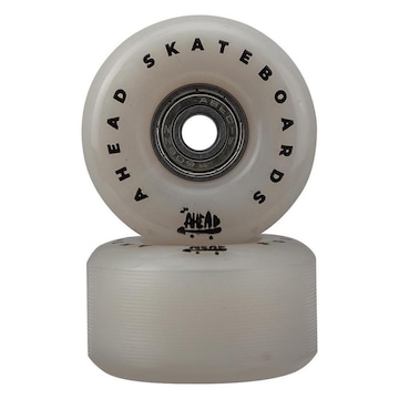 Kit Roda de Skate Ahead Semi Profissional + Rolamento Abec 1 Ahead