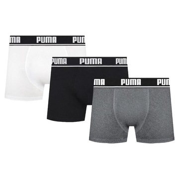 Kit Cuecas Boxer Puma Cotton - 3 Unidades - Adulto