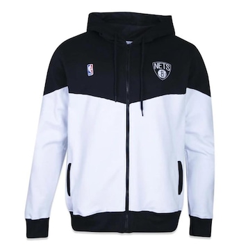 Jaqueta de Moletom com Capuz New Era Brooklyn Nets World - Masculina