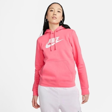 Blusão com Capuz Nike Sportswear Club Fleece - Feminino