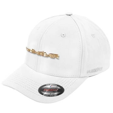 Boné Quiksilver Plate Type Gold White - Fechado - Adulto