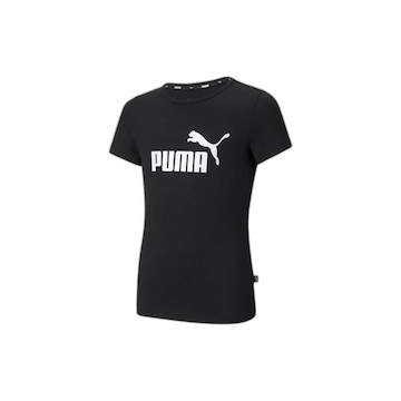 Camiseta Puma Essentials Logo - Infantil