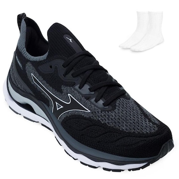 Tênis Mizuno Wave Mirai 4 + Par de Meias MZ22 - Masculino