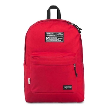 Mochila JanSport Recycled Superbreak Red Tape - 26 Litros