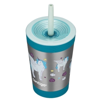 Copo Térmico Contigo Kids Unicónio - Infantil