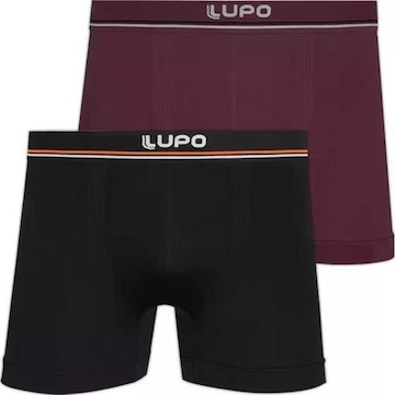 Kit Cuecas Boxer Lupo Cós - Adulto - 2 unidades