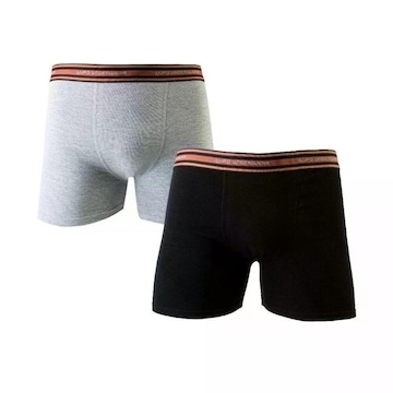 Kit Cuecas Boxer Lupo - Adulto - 2 unidades