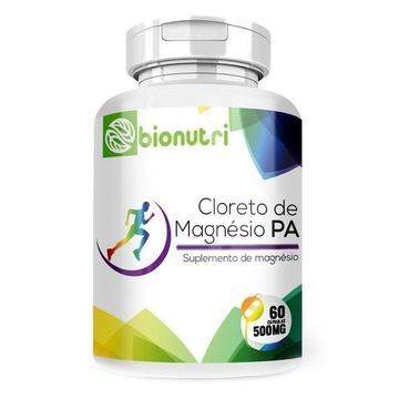 Cloreto de Magnésio PA Bionutri 500mg - 60 cápsulas