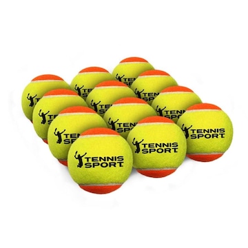 Bola de Beach Tennis Pro Tennis Sport - 12 unidades