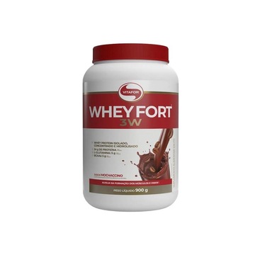 Whey Fort 3W Vitafor - Mochaccino - 900g