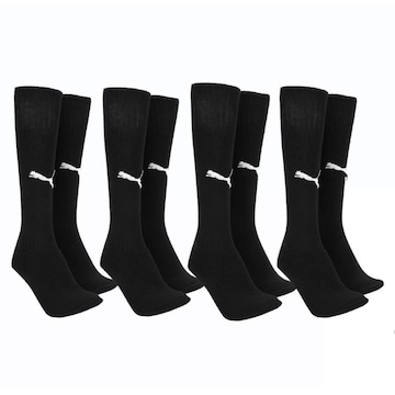 Kit de Meiões Puma Liga Core com 4 Pares - Adulto