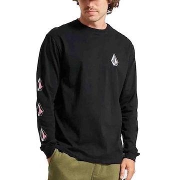 Camiseta Manga Longa Volcom Iconic - Masculina