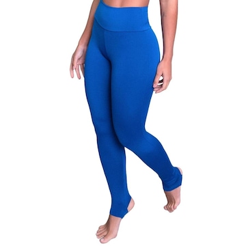 Calça Legging MVB Modas Pezinho Suplex Cintura Alta - Feminina