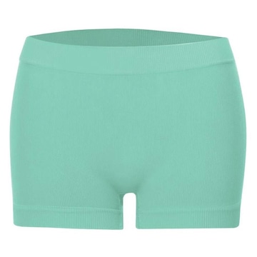 Calcinha Boyshort She Microfibra Canelada sem Costura - Feminina