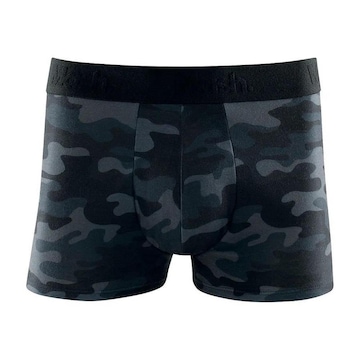 Cueca Boxer Mash Masculina Cotton Estampa Camuflada