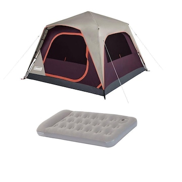 Kit Barraca de Camping 4 Pessoas Skylodge Instant Coleman + Colchão Inflável