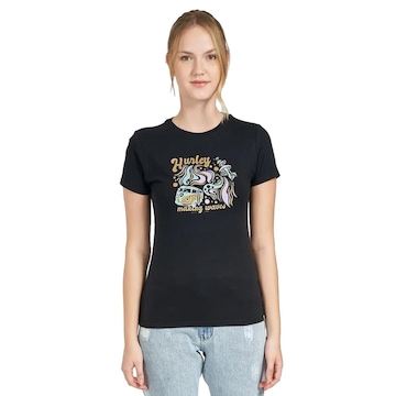 Camiseta Hurley Silk Tripmachine - Feminina