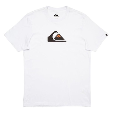 Camiseta Quiksilver Plus Size Comp Logo - Masculina