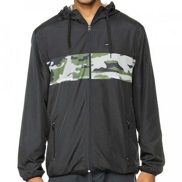 Jaqueta Corta Vento com Capuz Oakley Dispatch - Masculina