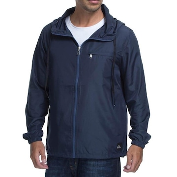 Jaqueta Corta Vento com Capuz Quiksilver Windbreaker Bag Pocket - Masculina