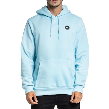 Blusão de Moletom com Capuz Quiksilver Canguru Transfer Round - Masculino