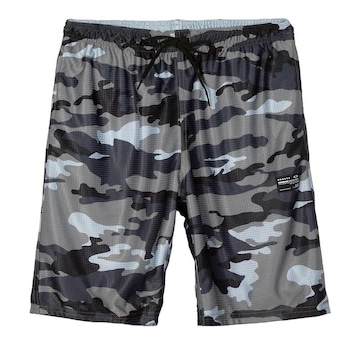 Bermuda Oakley Camo Reverse Blackout Dupla Face - Masculina