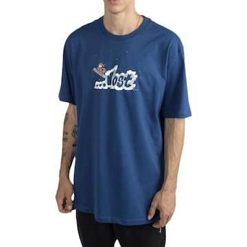 Camiseta Lost Logo Snow - Masculina