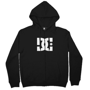 Blusão de Moletom com Capuz Dc Shoes Aberto Dc Star Plus Size - Masculino