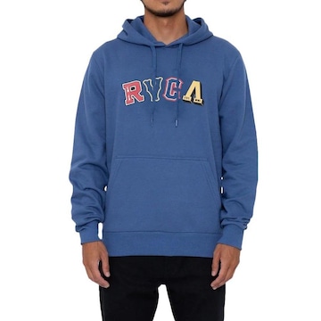 Blusão de Moletom com Capuz RVCA Letterman WT23 - Masculino