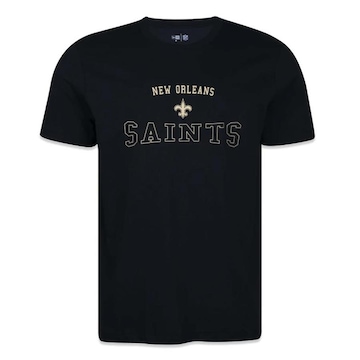 Calça Legging NFL New Orleans Saints Nike Feminina - Preto+Branco