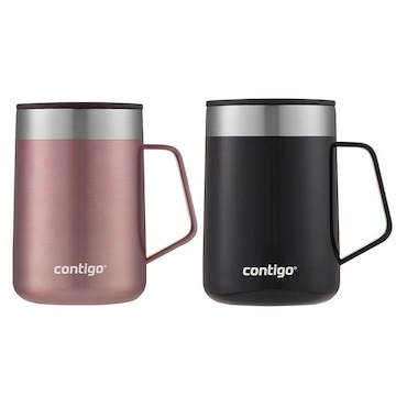 Kit Caneca Térmicas Contigo Street Inox - 414ml - 2 Unidades