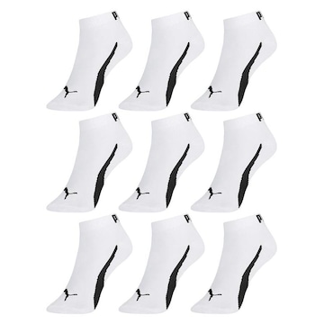 Kit de Meias Sapatilha Puma Esportiva - 9 Pares - Masculina