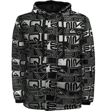 Jaqueta com Capuz Quiksilver Puff Word Block Full Print - Masculina