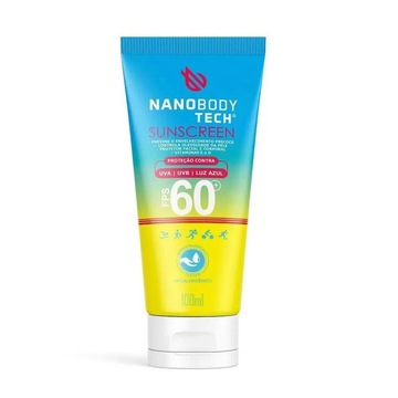 Creme Sunscreen 60 FPS Nanobodytech - 100ml