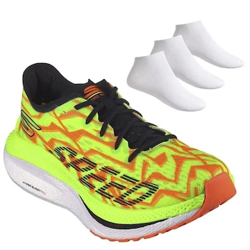 Kit Tênis Skechers Go Run Speed + 3 Pares de Meias - Masculino